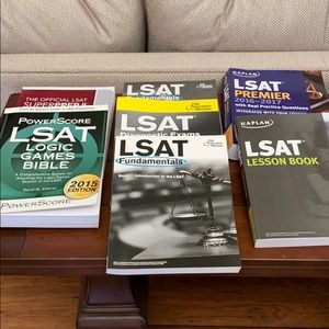 LSAT study book lot of 7